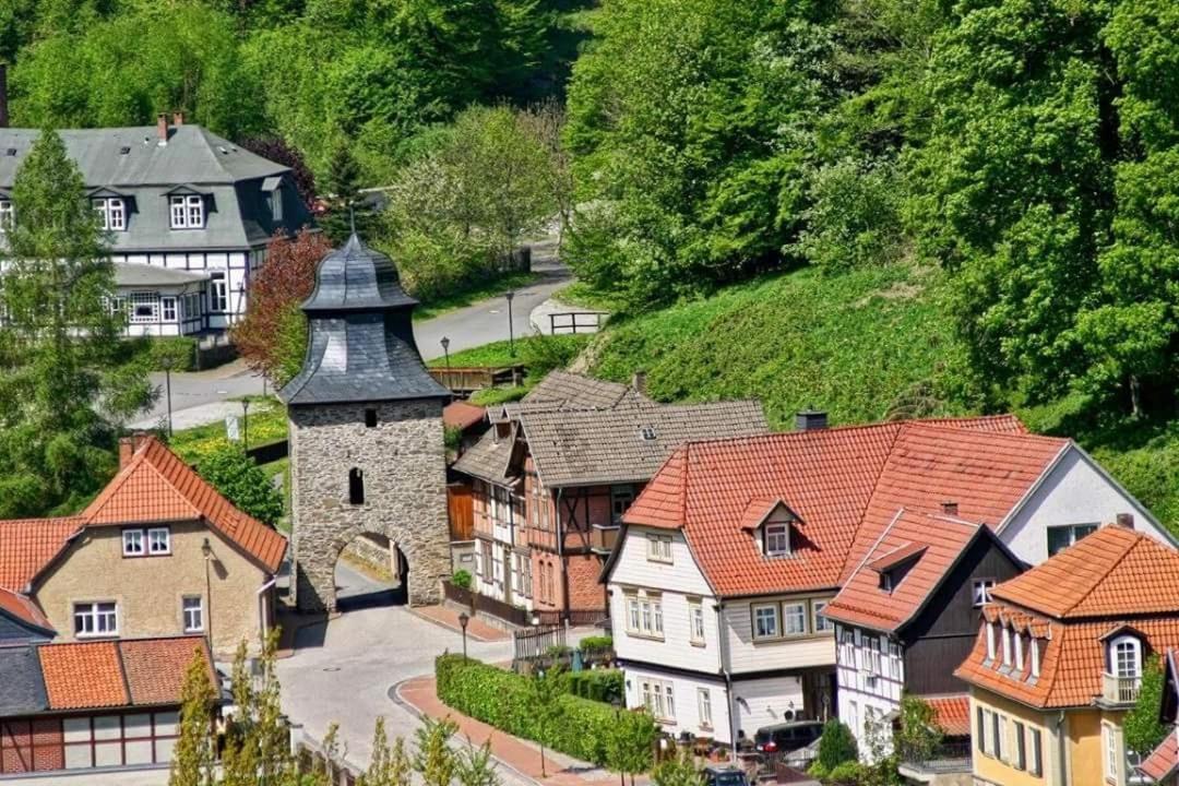 Ferienapartmenthaus am Rittertor Stolberg i. Harz Esterno foto